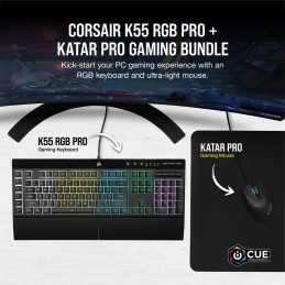 Combo Corsair K55 RGB Pro...